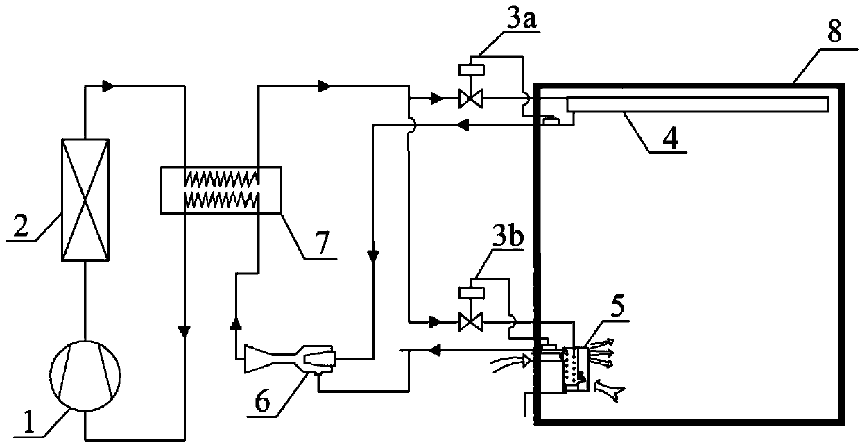 Dual-temperature radiation household air-conditioner capable of processing fresh air