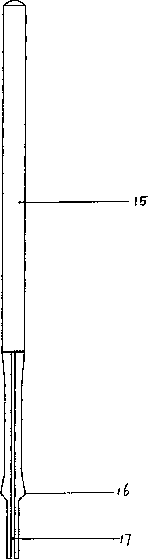 Testing device for density variable printed circuit board