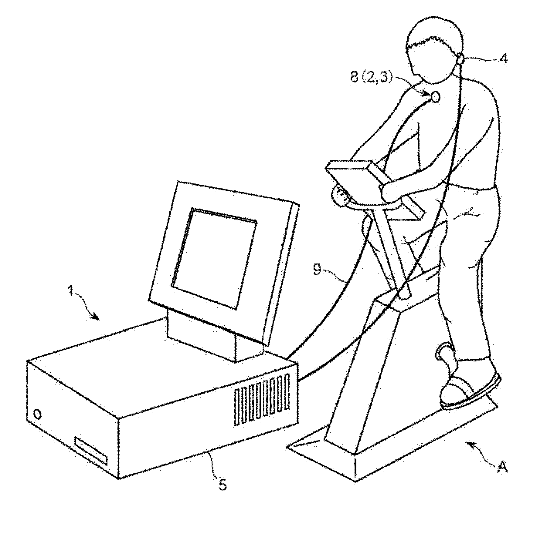 Somatic data-measuring apparatus and somatic data measurement method