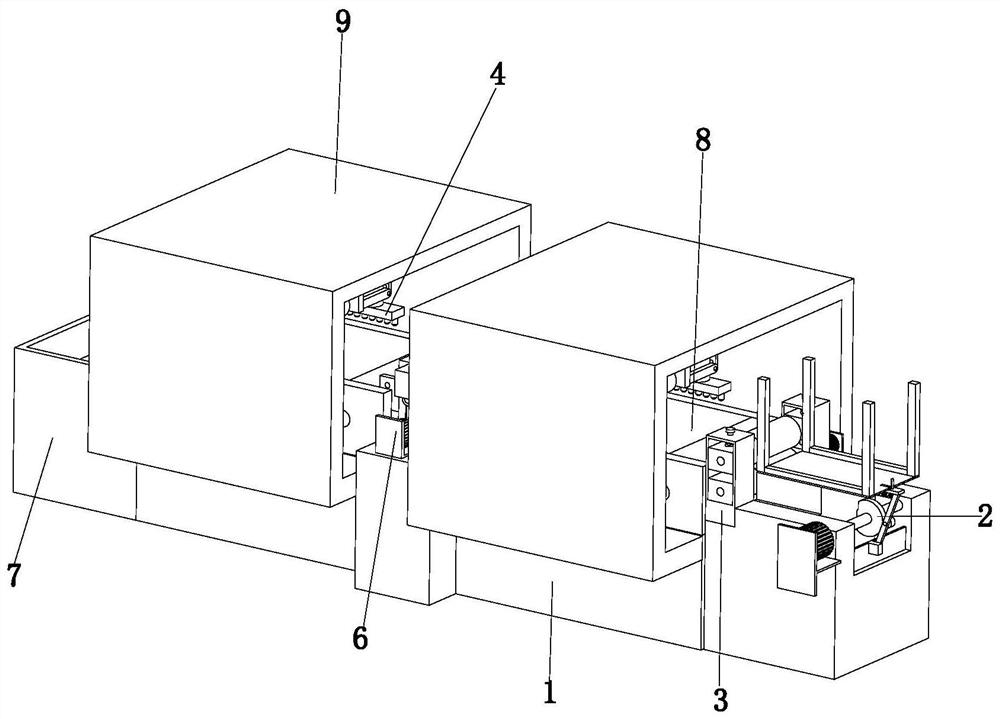 Aluminum alloy door and window double-face spraying equipment and spraying method thereof