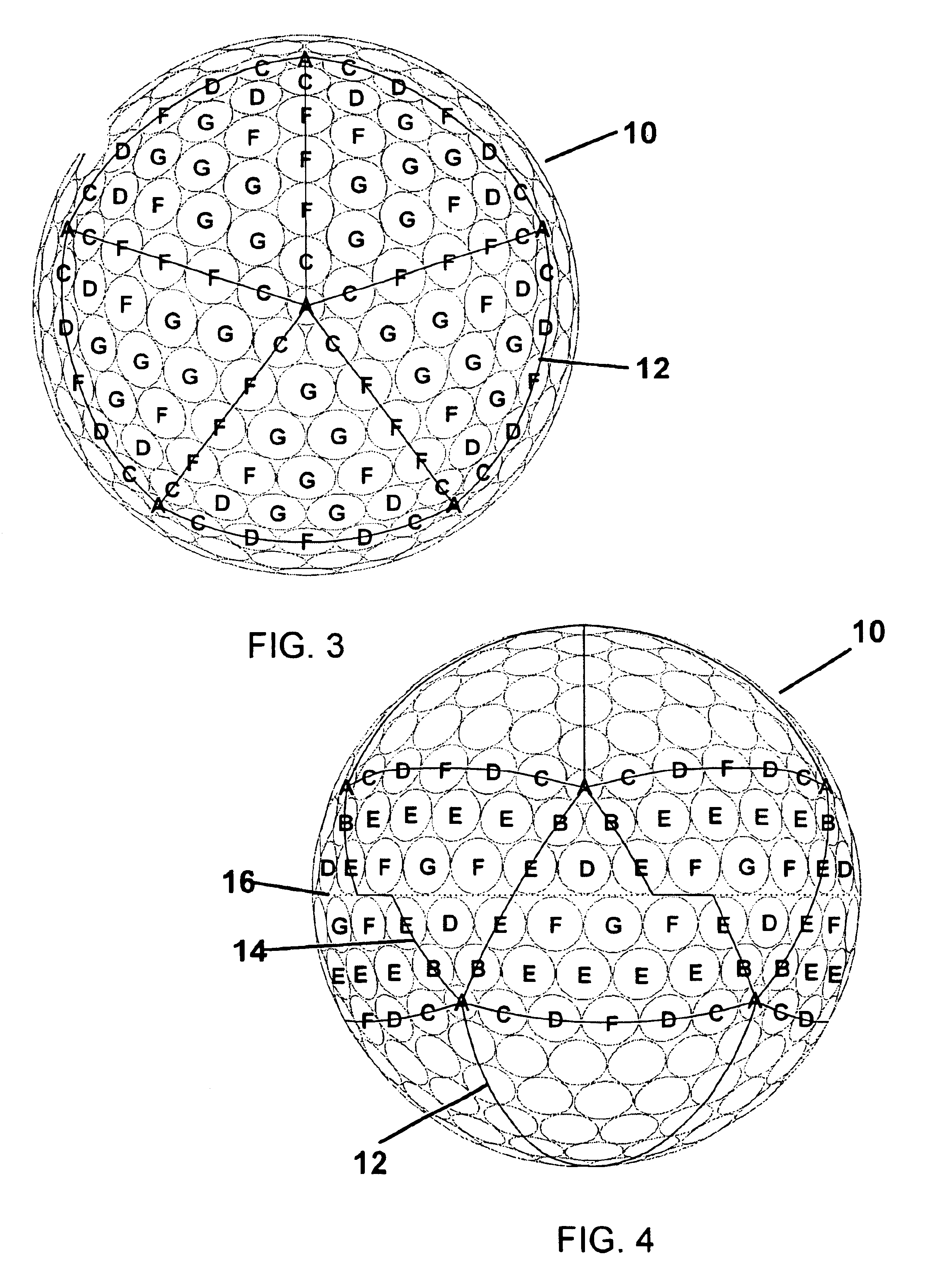 Golf ball with improved flight performance