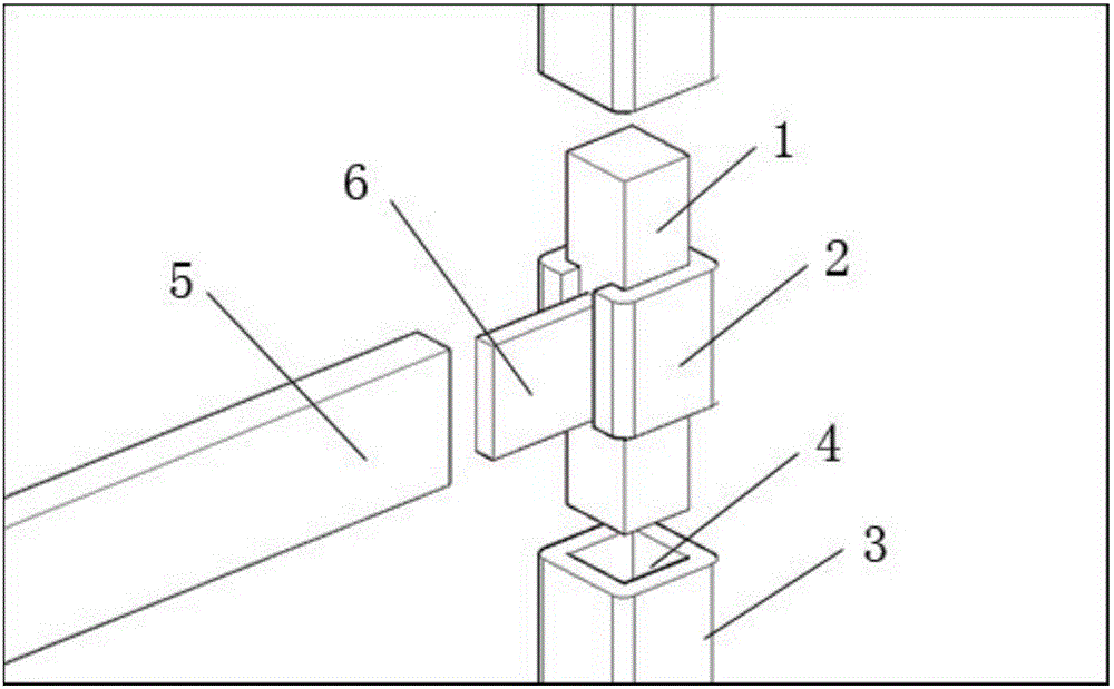 Beam column connection piece