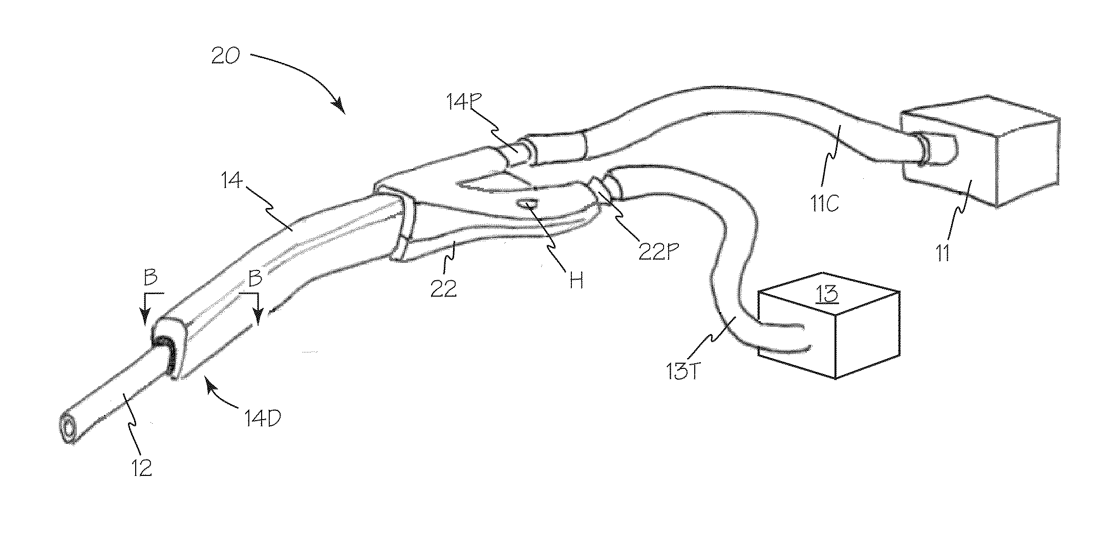 Illuminated suction apparatus