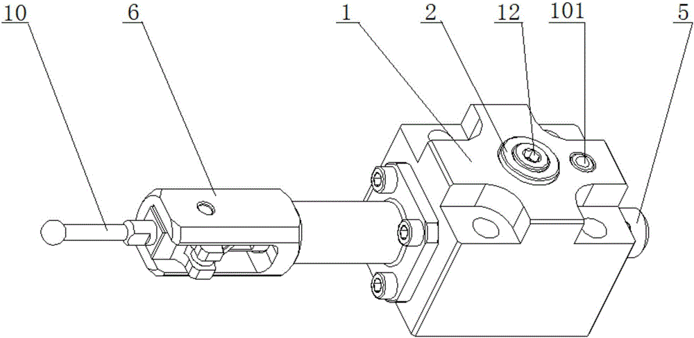 Double-spring clamp auxiliary supporting device