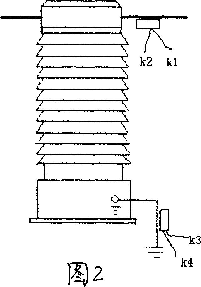 Testing method for on-line monitoring internal insulation incipient fault of electric equipment