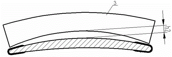 Blade type value checking method for precision casting type spray pushing impeller