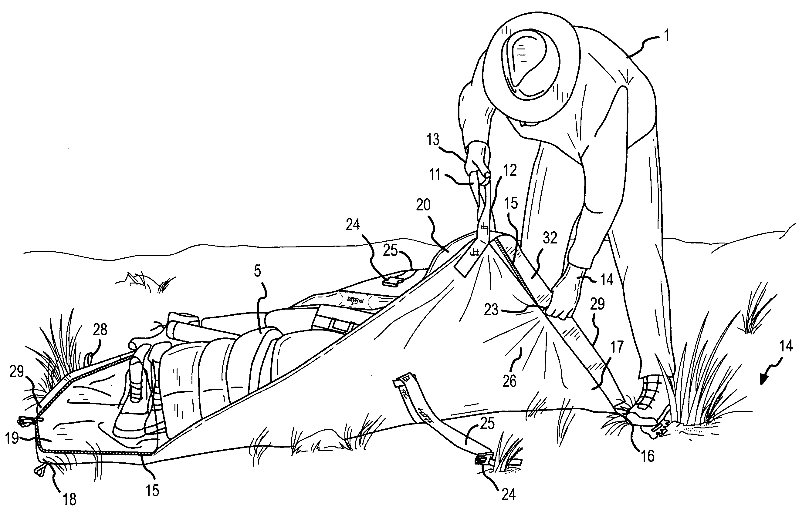 Planar loaded operably conformable material containment system