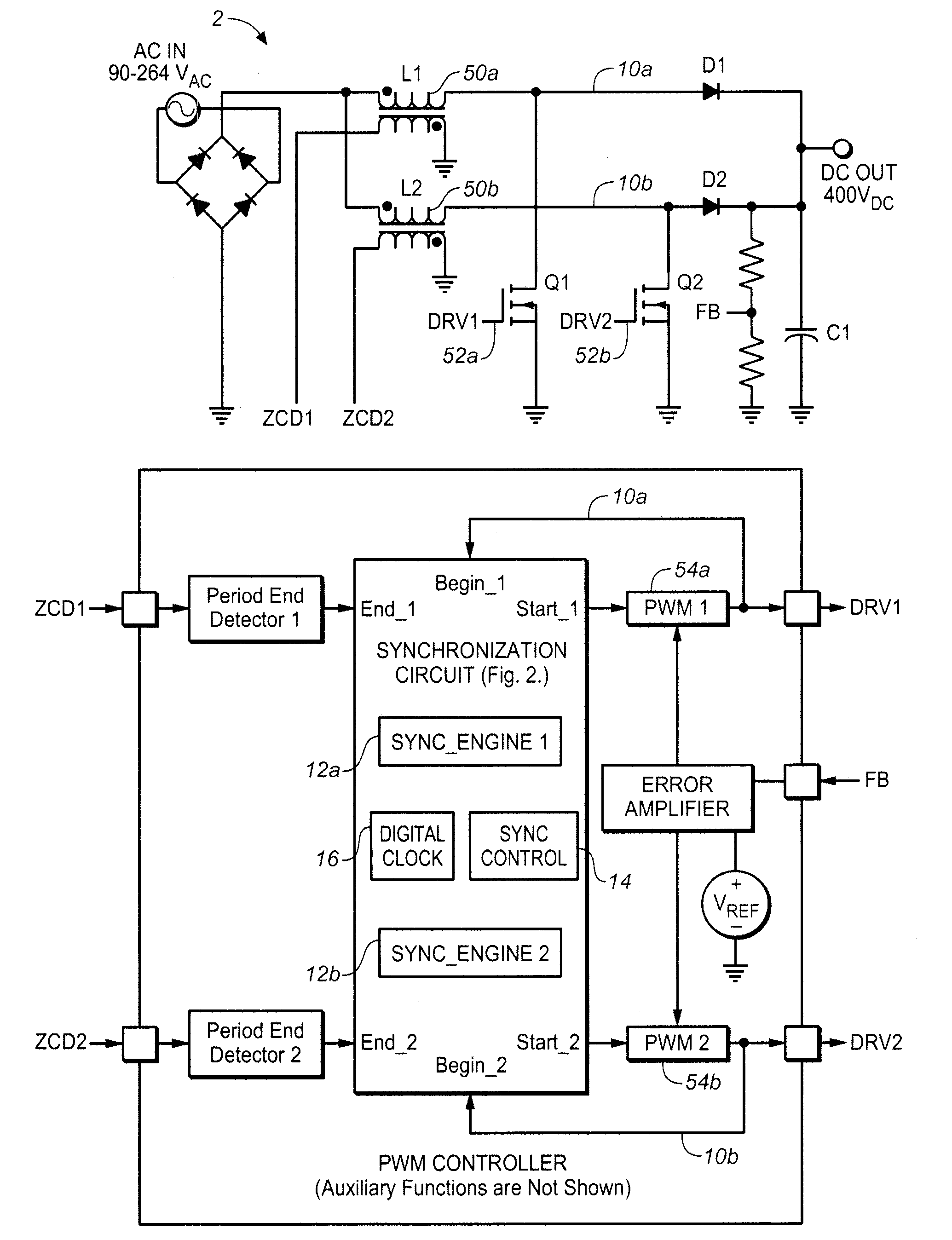 Synchronizing Frequency and Phase of Multiple Variable Frequency Power Converters