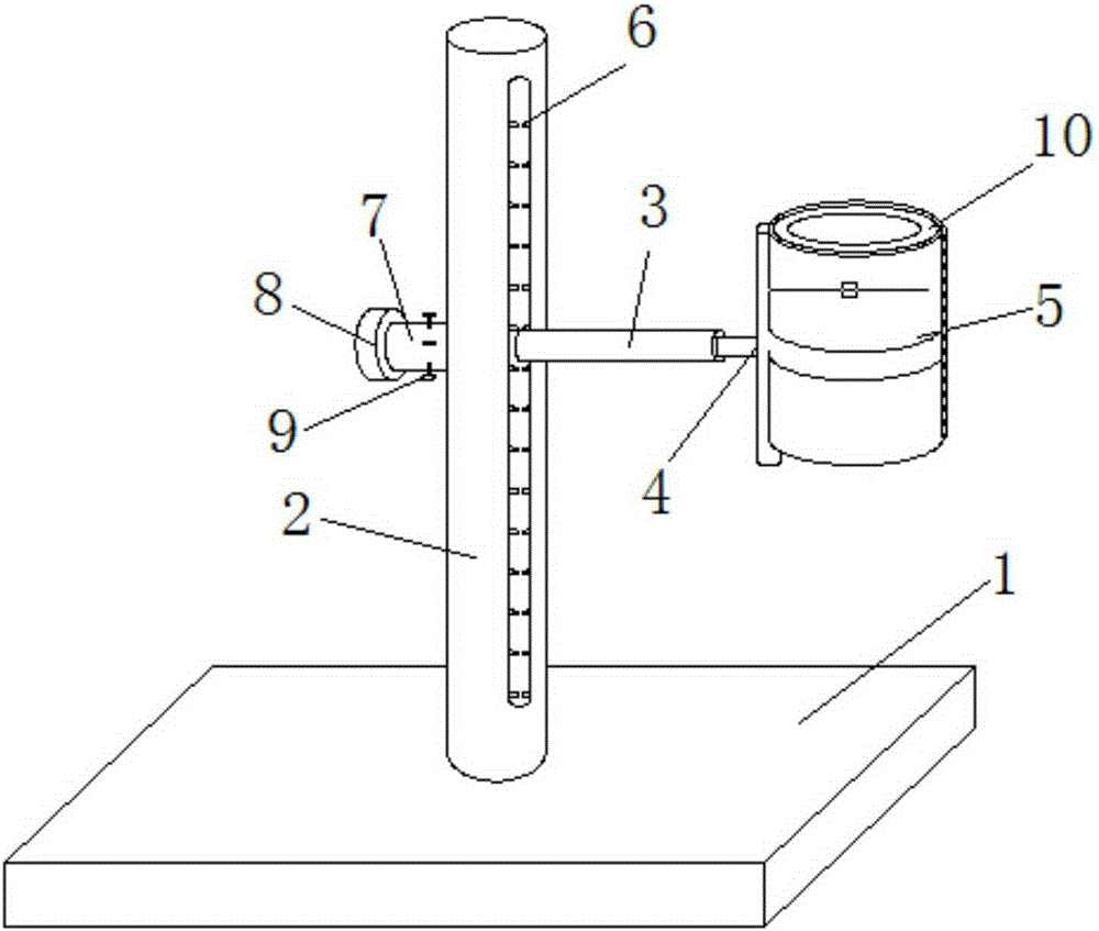 Naphthenic acid test tube holder