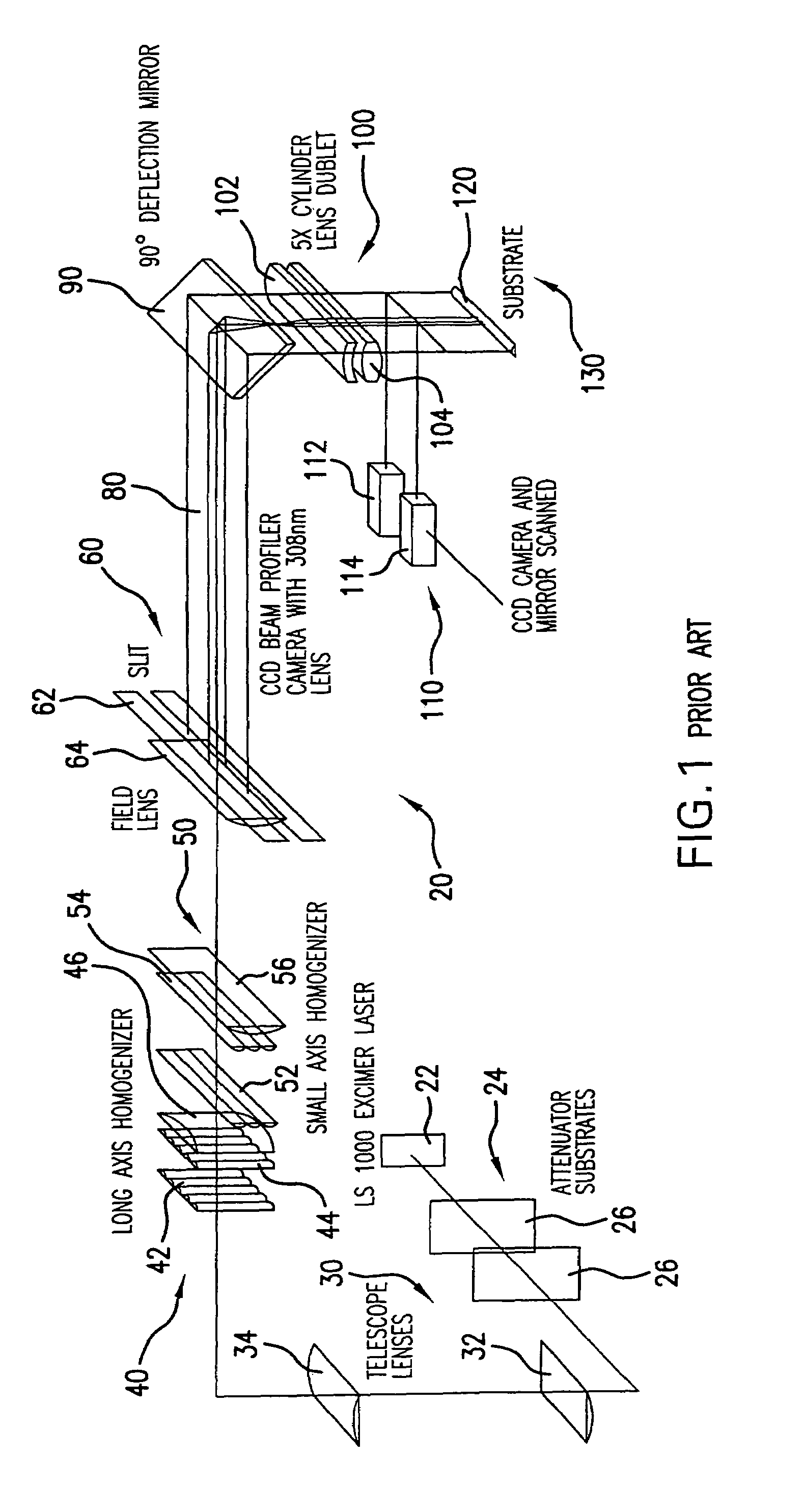 Laser thin film poly-silicon annealing system