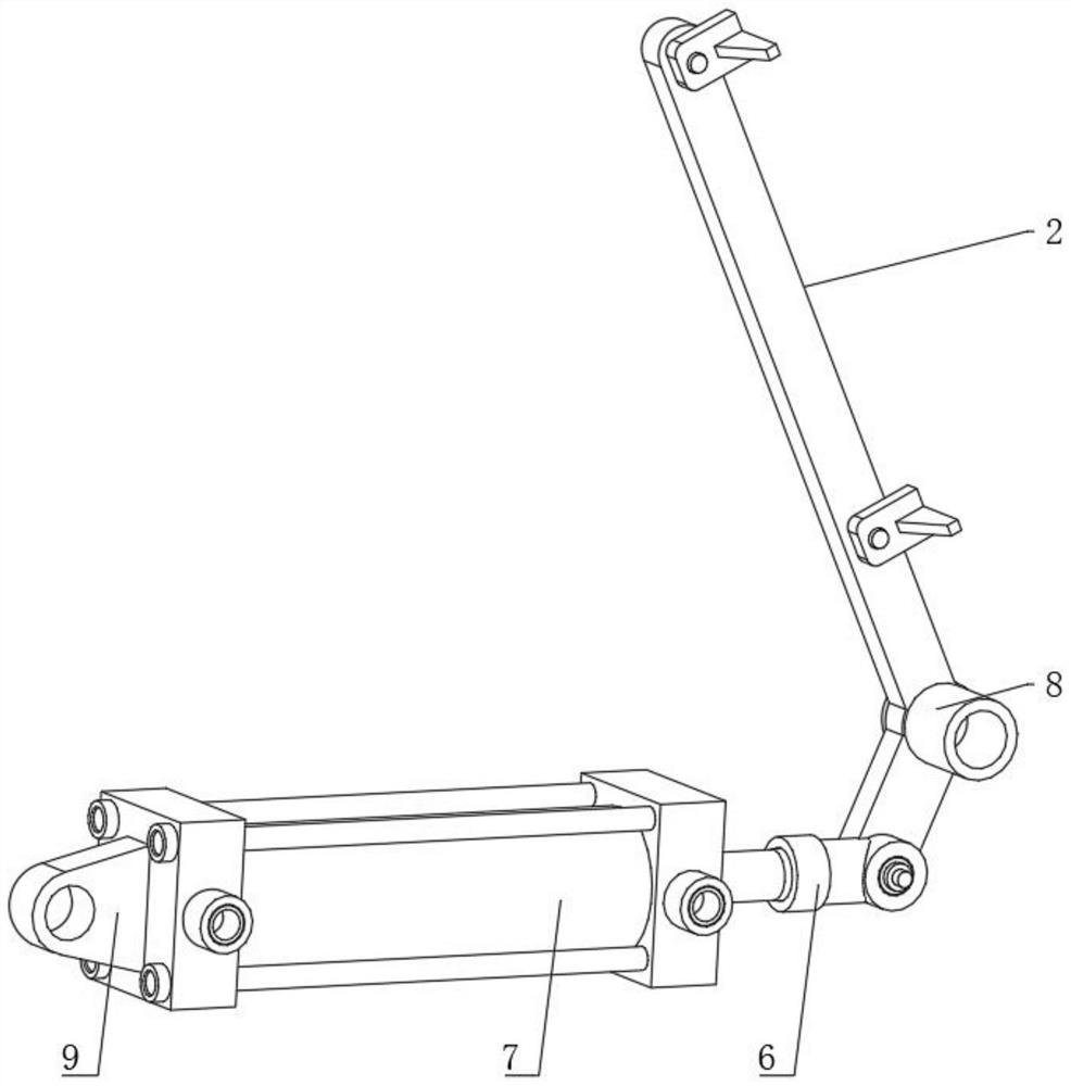 Paper supporting mechanism for large automatic carton pasting and nailing machine