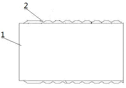 Wave-shaped setter plate