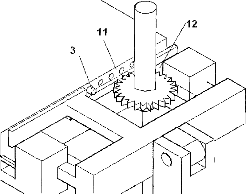 Positioning and clamping device and method for milling small-size flat long and thin parts