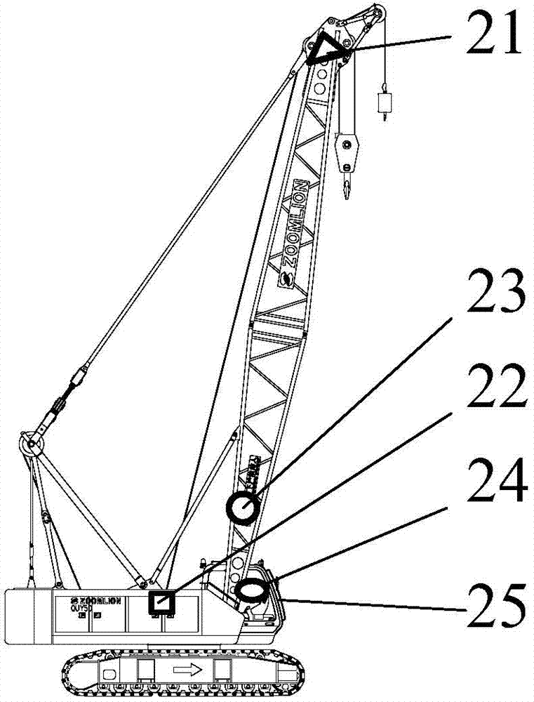 Wind load control system, method and apparatus and hoisting equipment