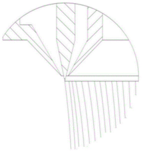 A valve-type microfluidic two-component electrospinning nozzle