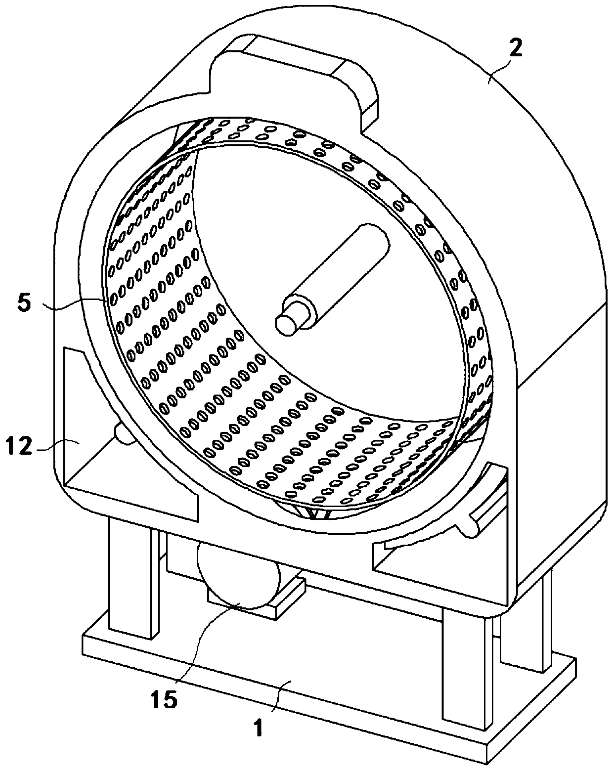 Treatment device for plastic needle cylinder of disposable medical syringe