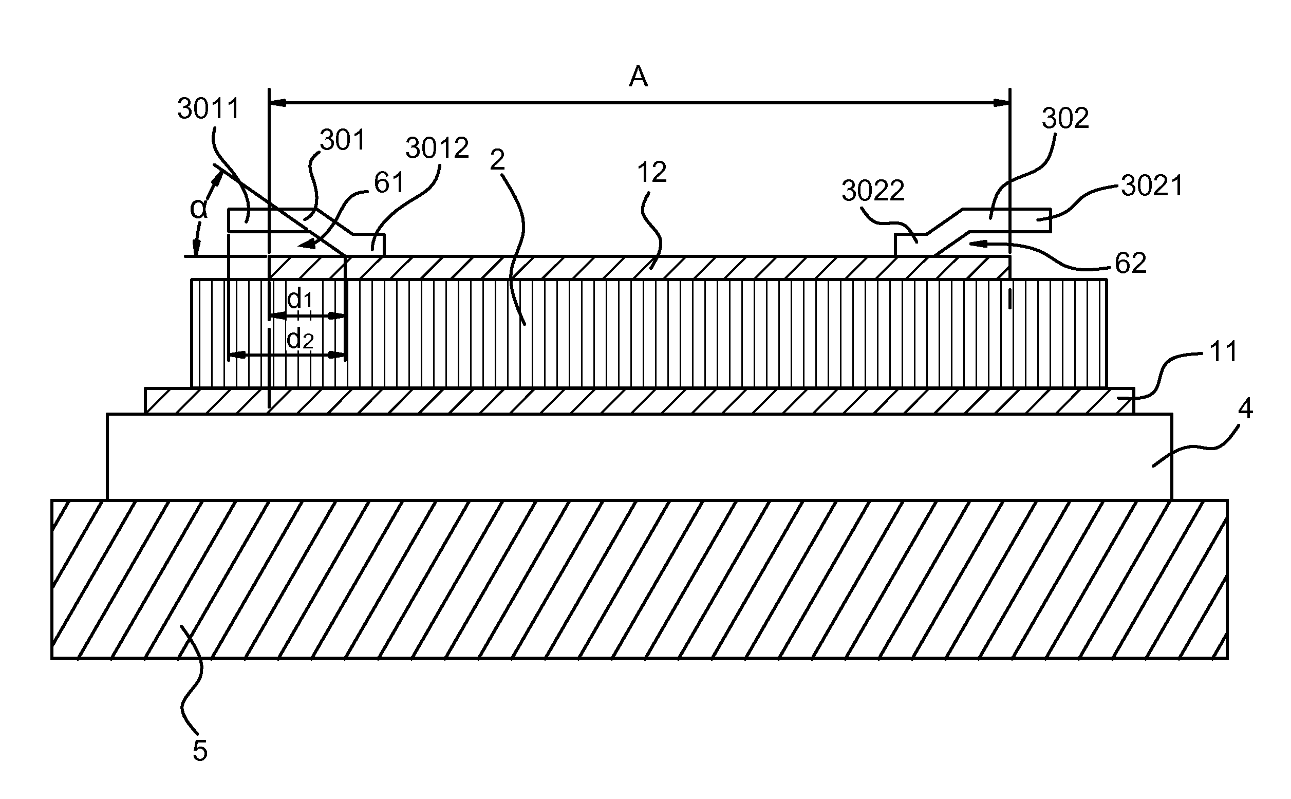 Piezoelectric resonator structure