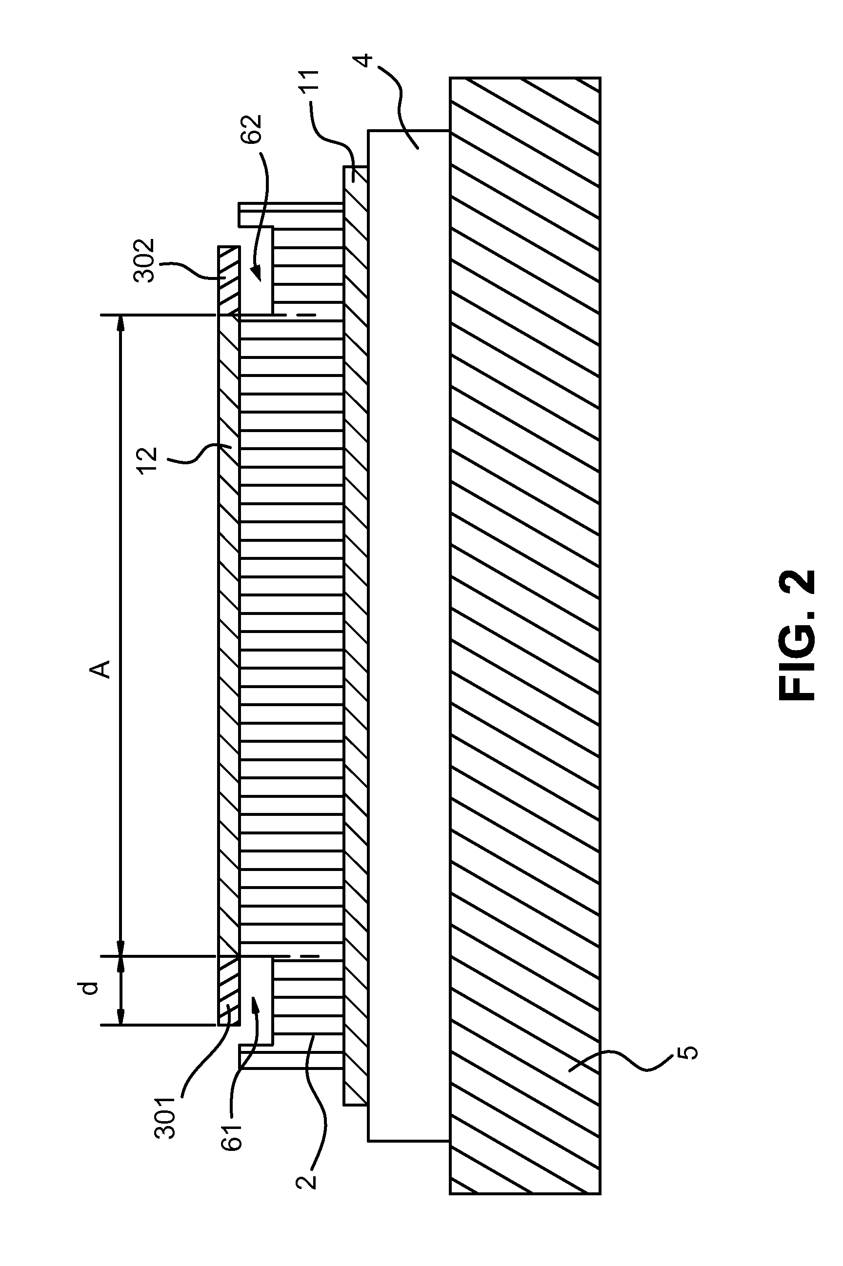 Piezoelectric resonator structure