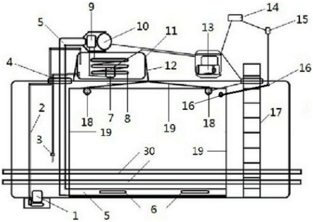 A positive pressure underground well safety protection working system and its setting method