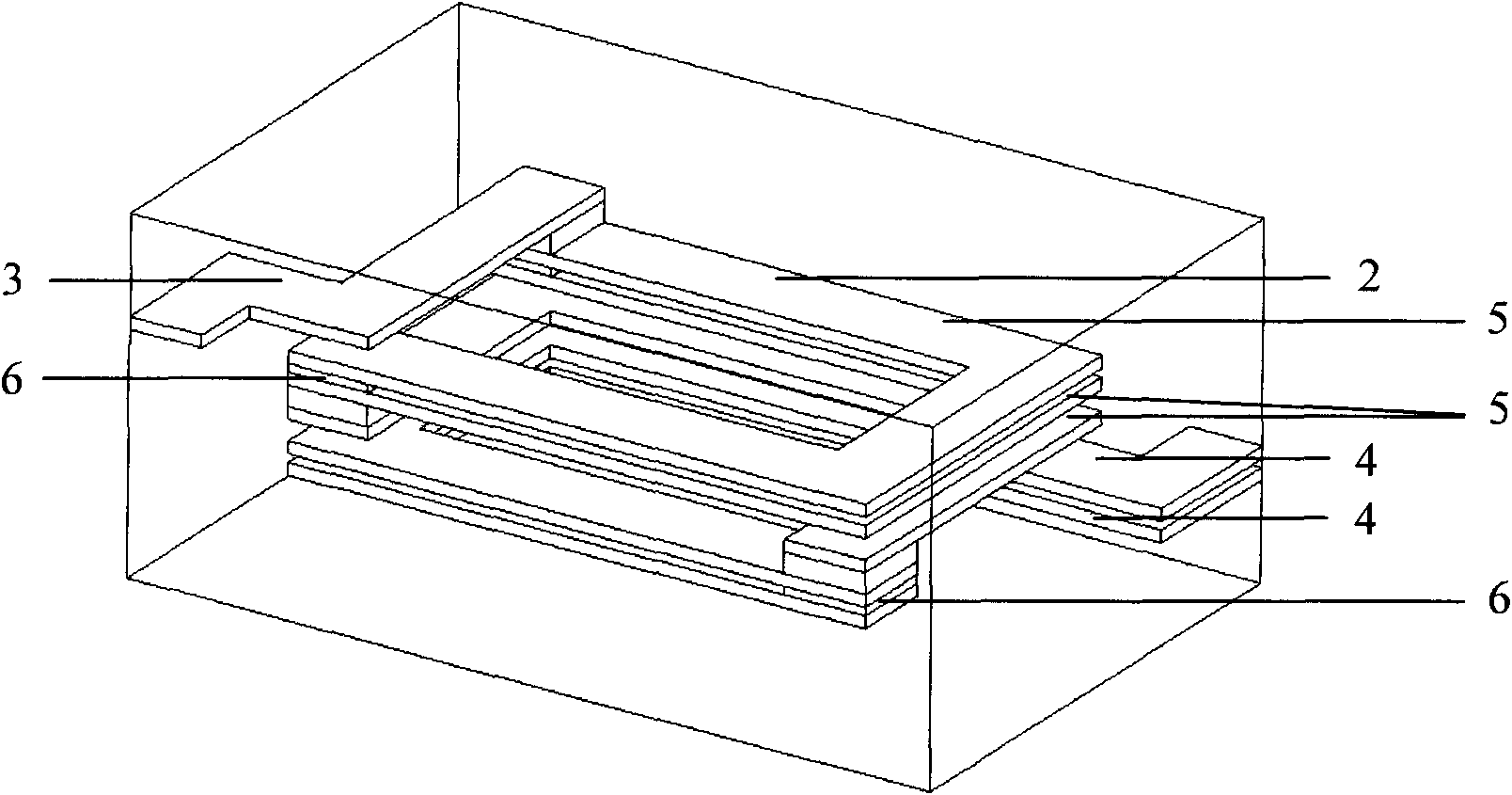 Spiral coil structure of lamination chip component inner electrode