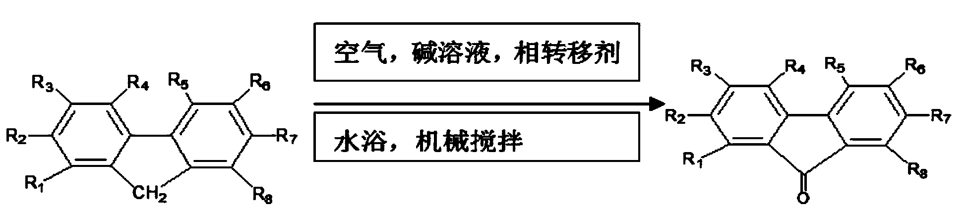 Preparation method for 9-fluorenone