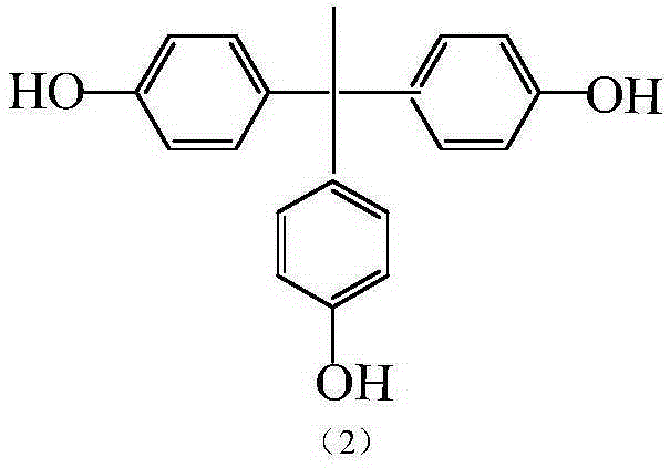 Star type polysulfone resin industrial synthesis method