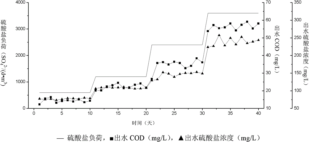 Device and method for comprehensively treating acidic sulfate organic waste water based on biological desulfurization