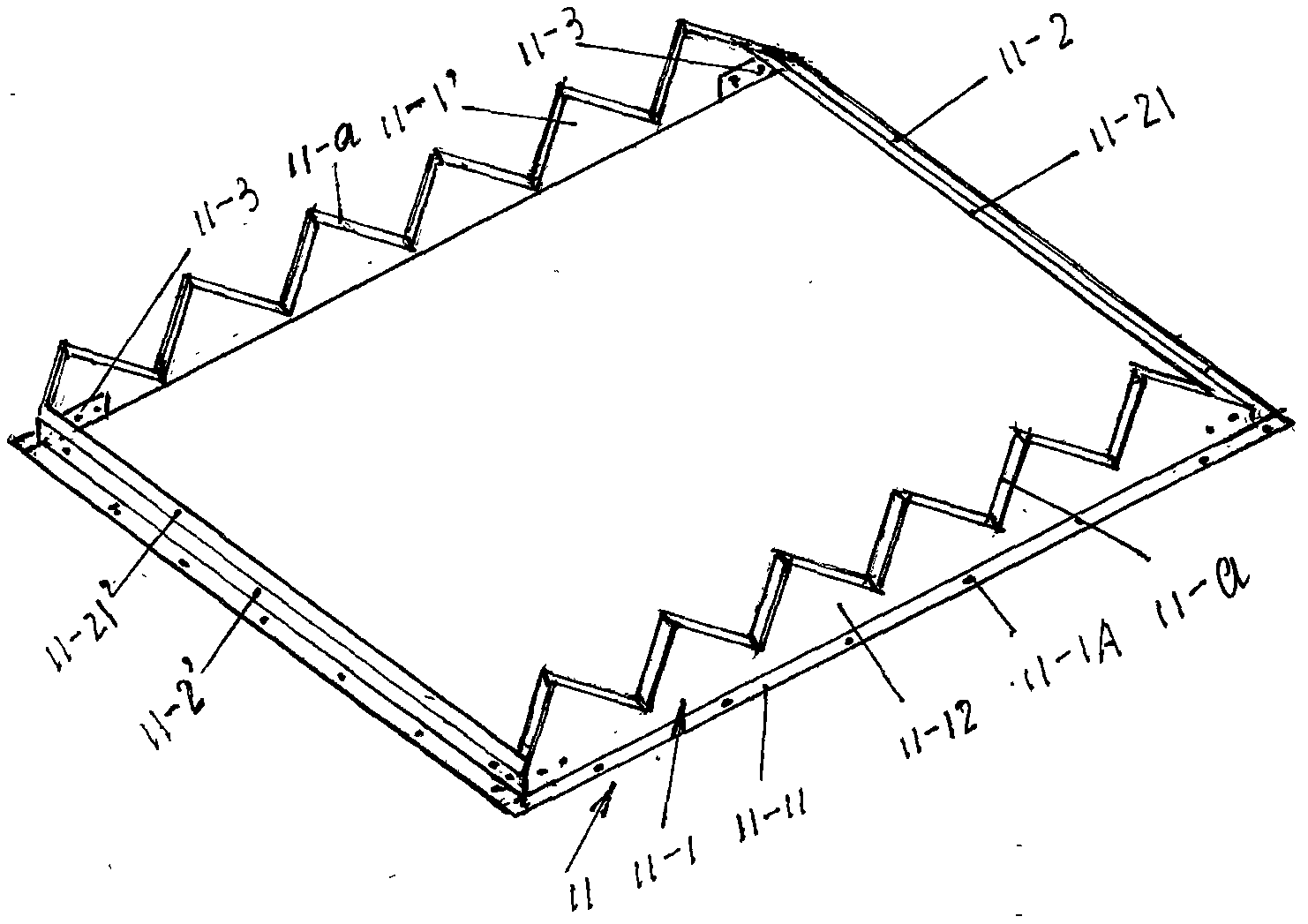 Solar cell module curtain wall and roof integrated with building