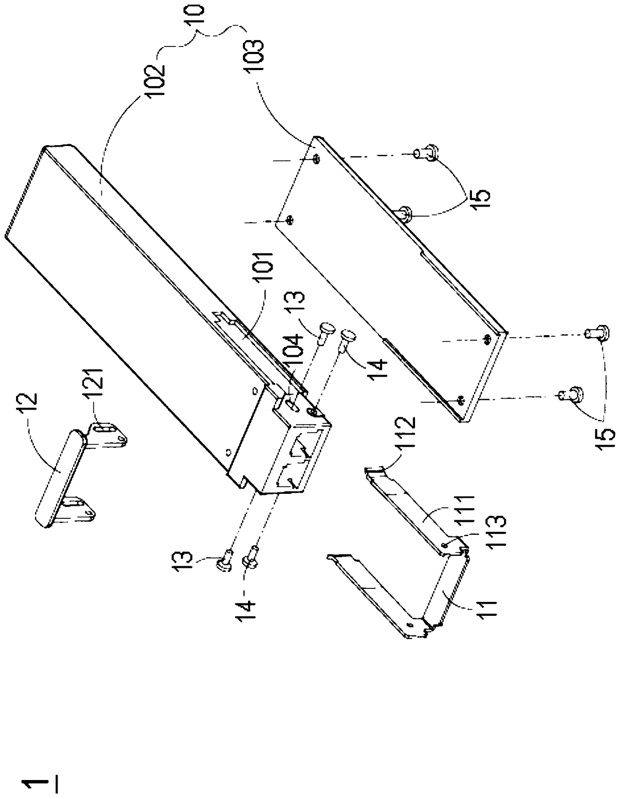 Unlock mechanism of optical fiber communication module