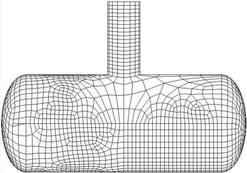 Ultimate bearing capacity analysis method for steel pressure vessel based on yield strength and tensile strength double key points