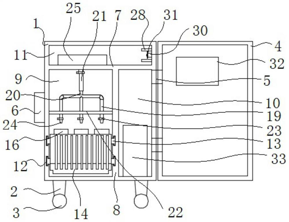 Novel hydrogen energy standby power cabinet