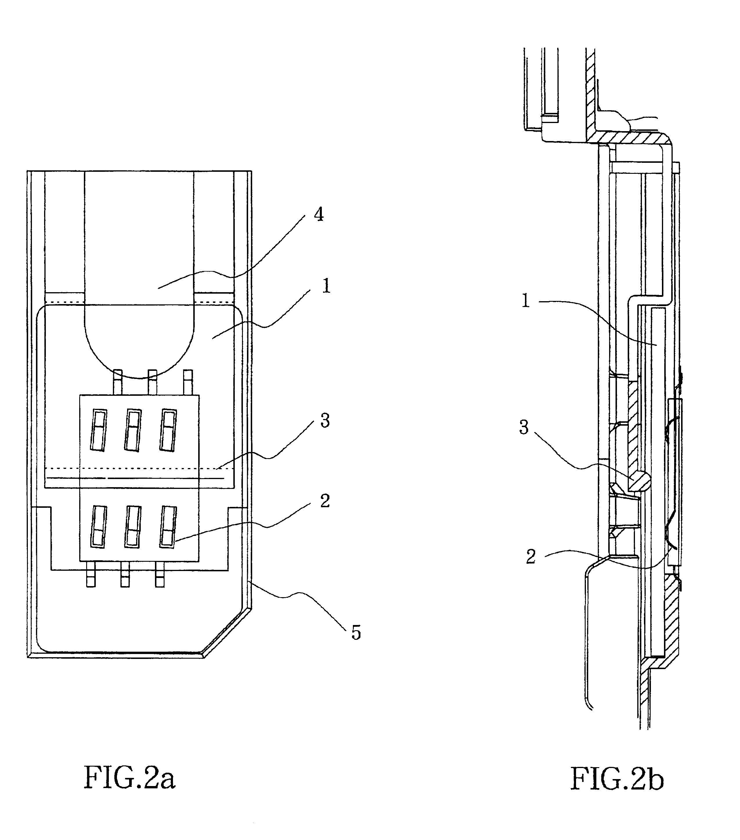 Sim card mounting structure of mobile phone