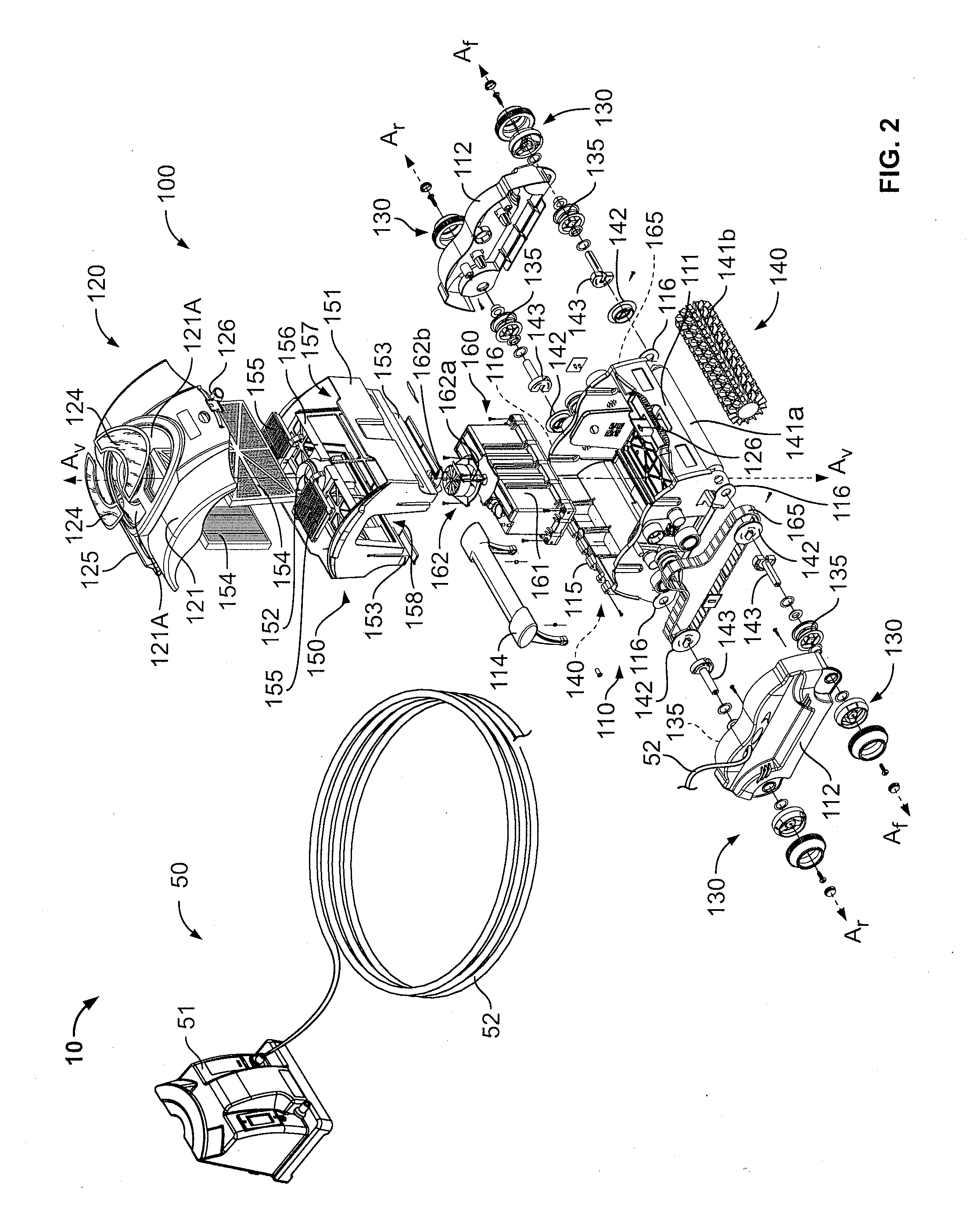 Pool Cleaning Device With Adjustable Buoyant Element