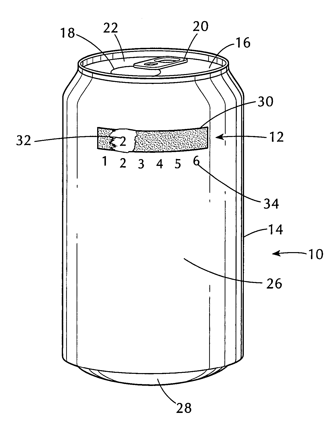 Identification system for individual containers