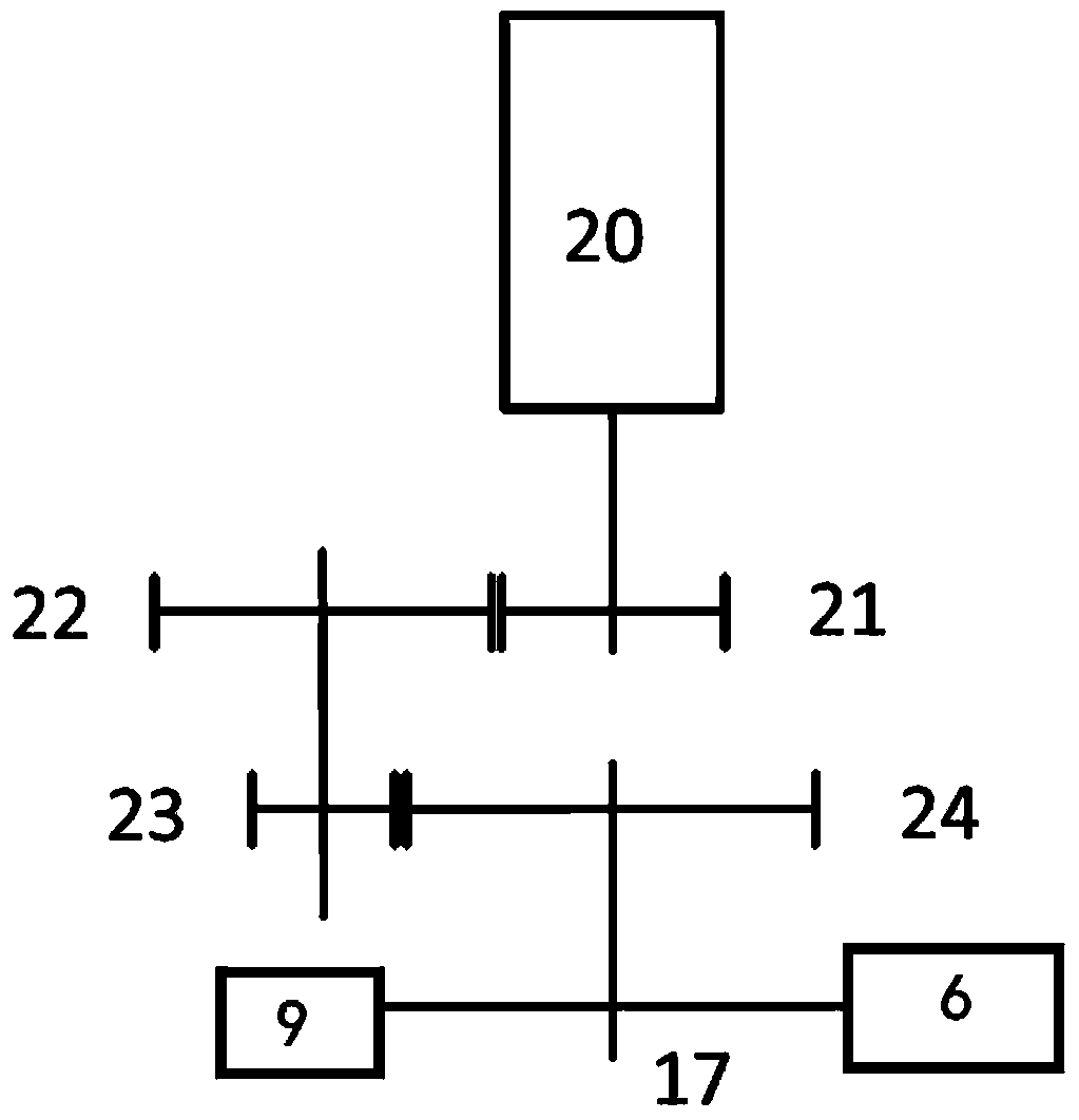 Single row planetary gear train two-gear automatic mechanical transmission for electrocar