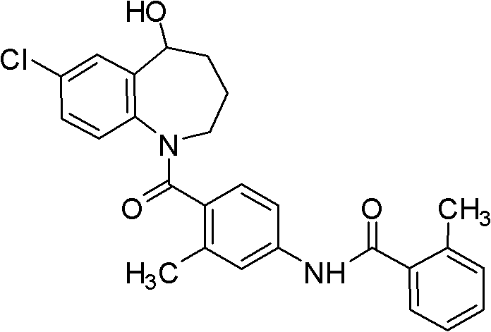 Tolvaptan oral solid medicinal composition and preparation method thereof