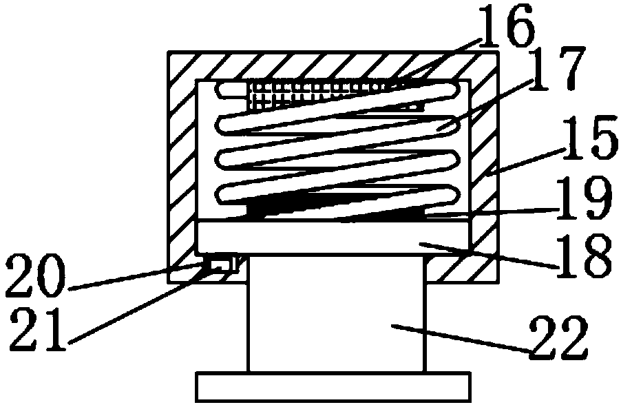 Surface knocking device for mechanical components of building equipment