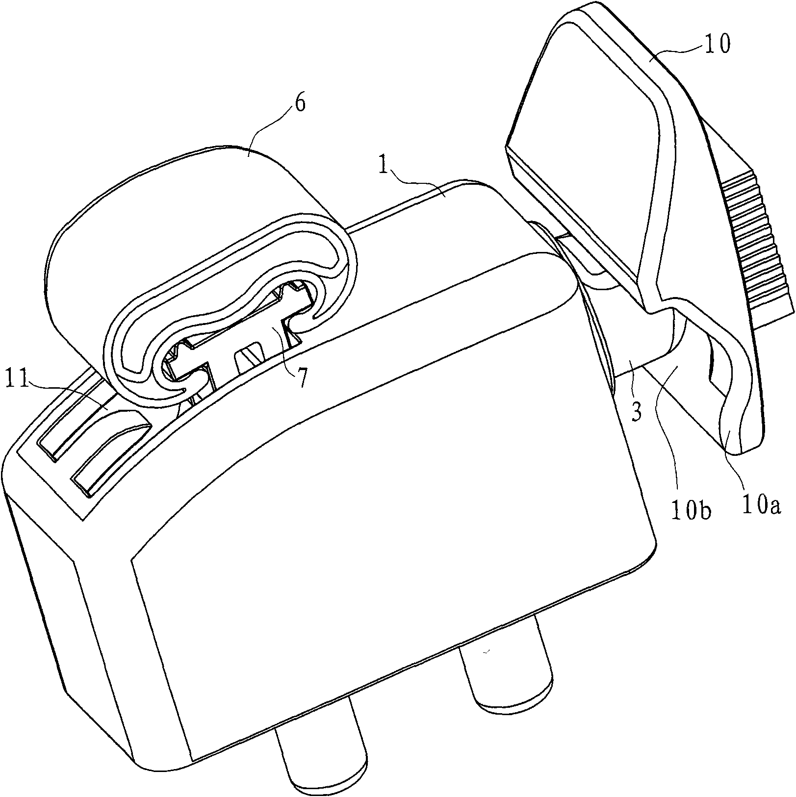 Lockset applied to transom window of inclined house