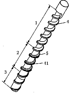 Injection screw for injection molding machine