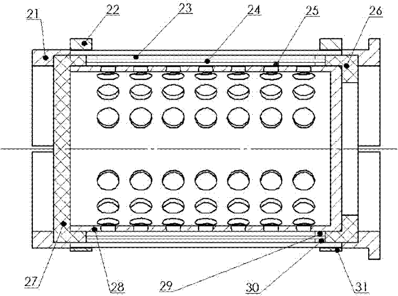 Array tube type auto-respiration direct methanol fuel battery system