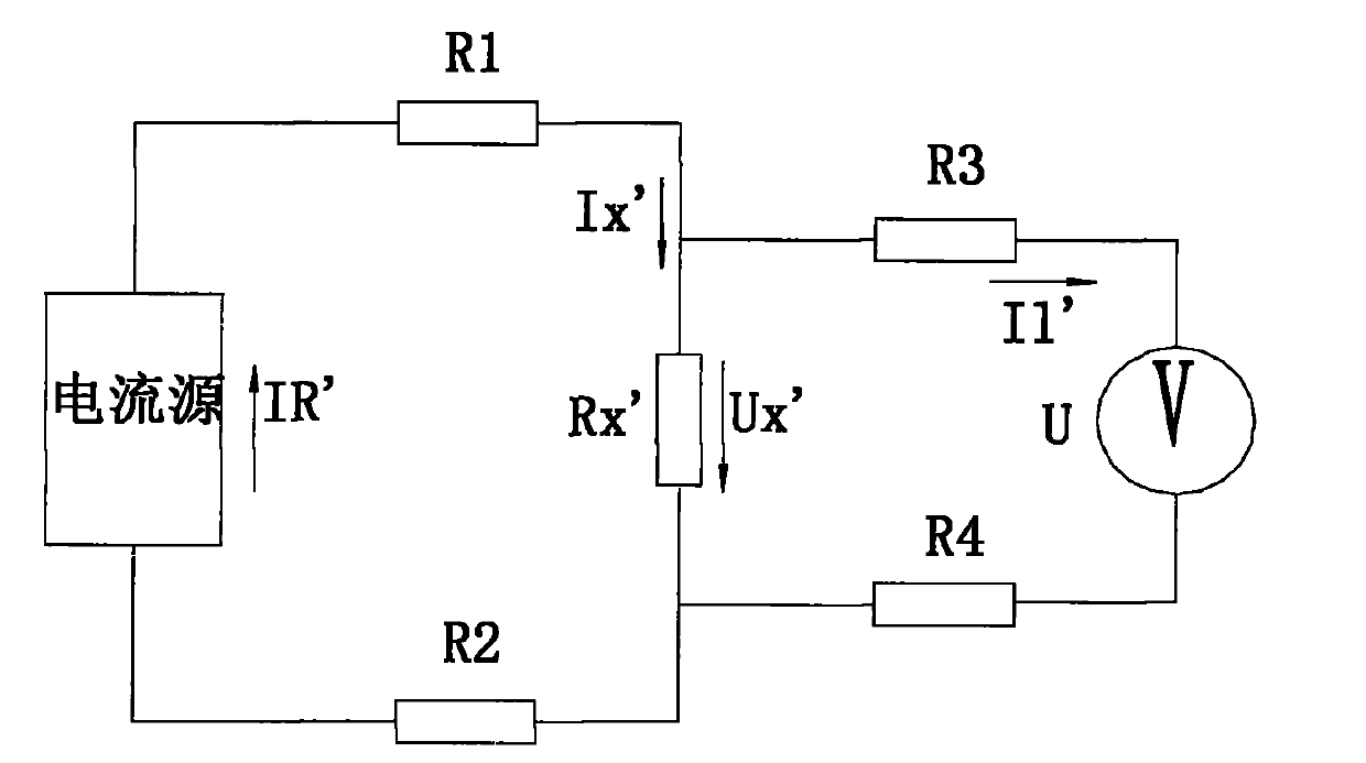 Online measuring system for contact resistors of electric connector