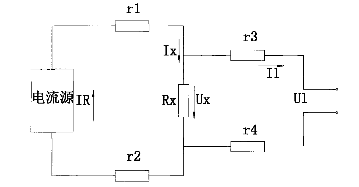 Online measuring system for contact resistors of electric connector