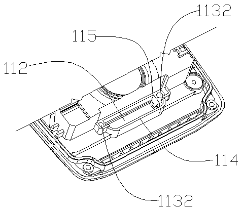 Self-removable battery cover structure