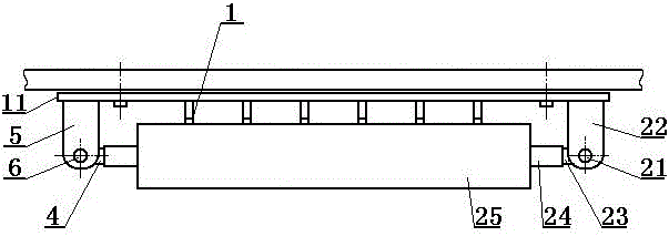 A kind of clothes hanger hook equipped with a point-break type roll water-retaining plastic bag