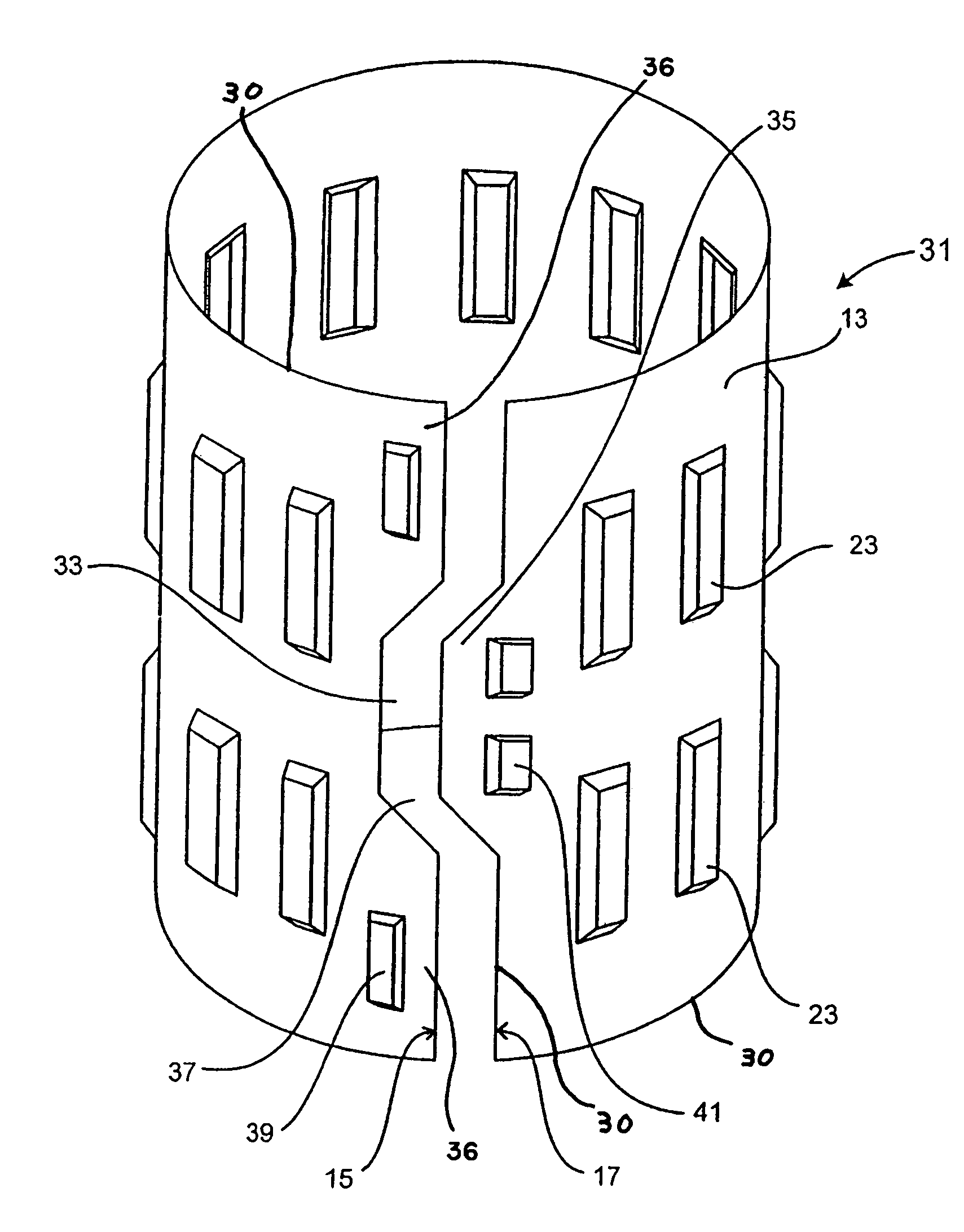 Tolerance ring having various end tab designs to prevent interlocking