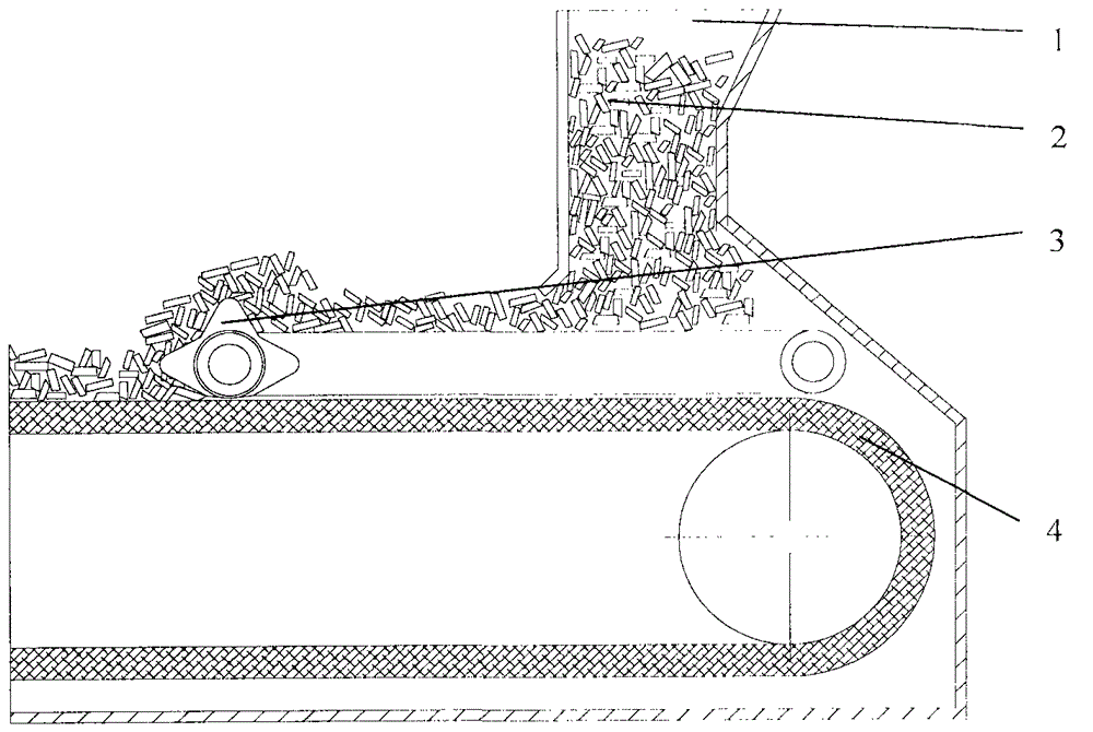 A biomass boiler slag breaking device