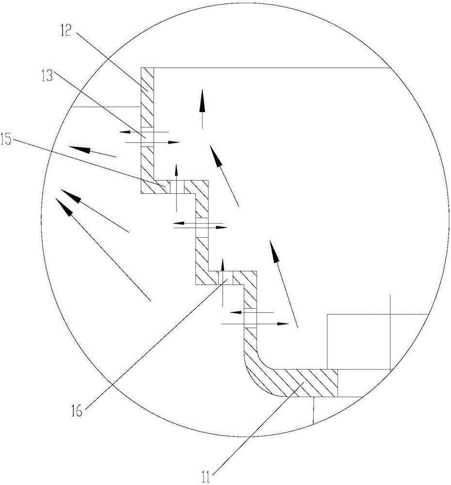 Oil retaining device and compressor comprising same