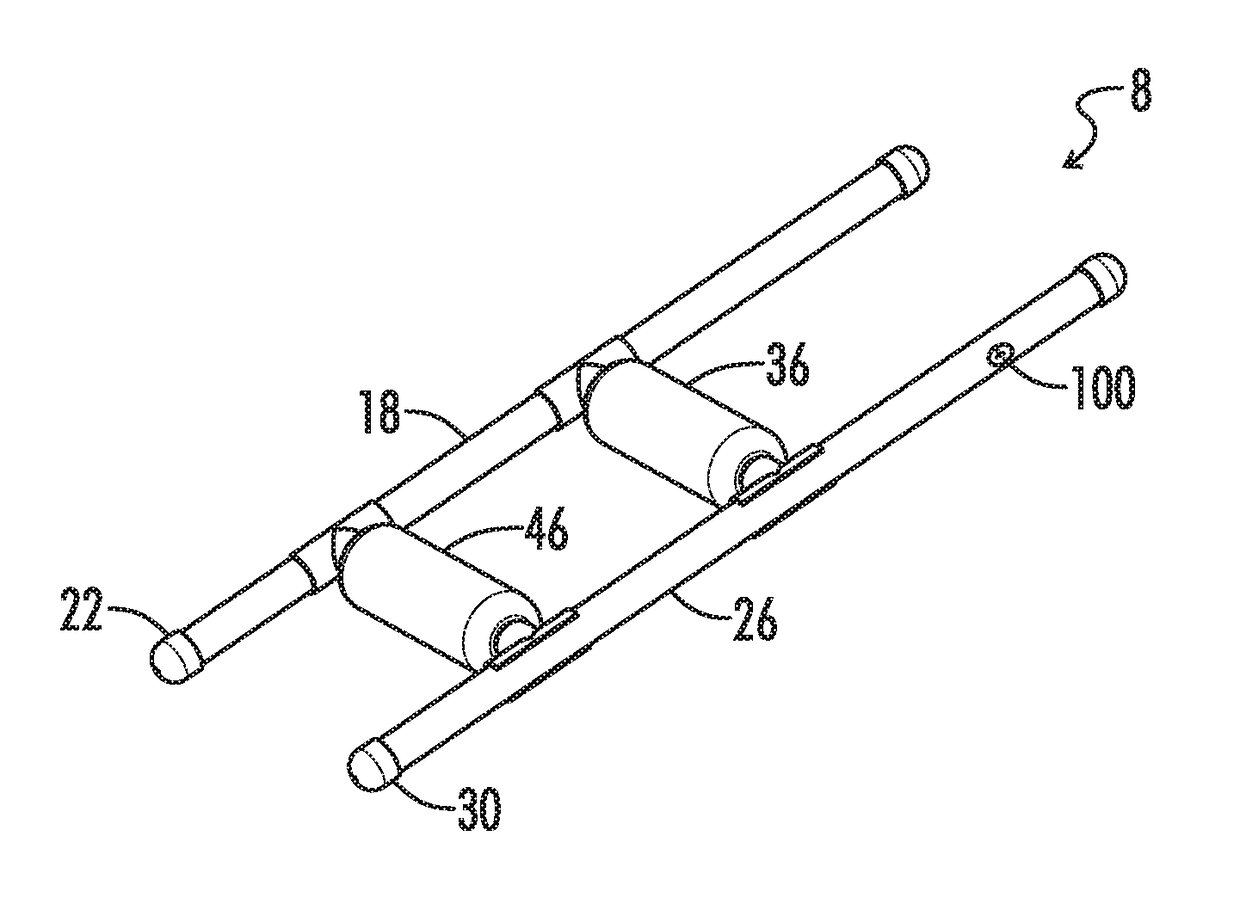 Knee rehabilitation device