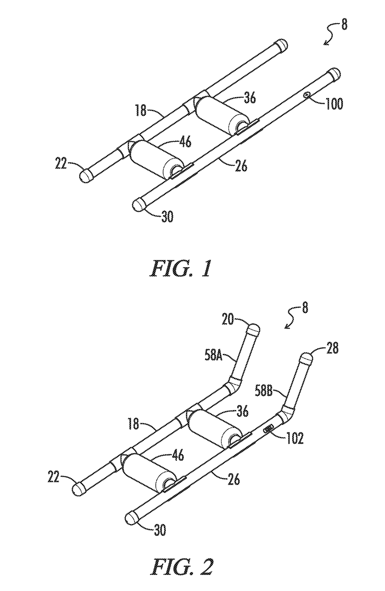 Knee rehabilitation device