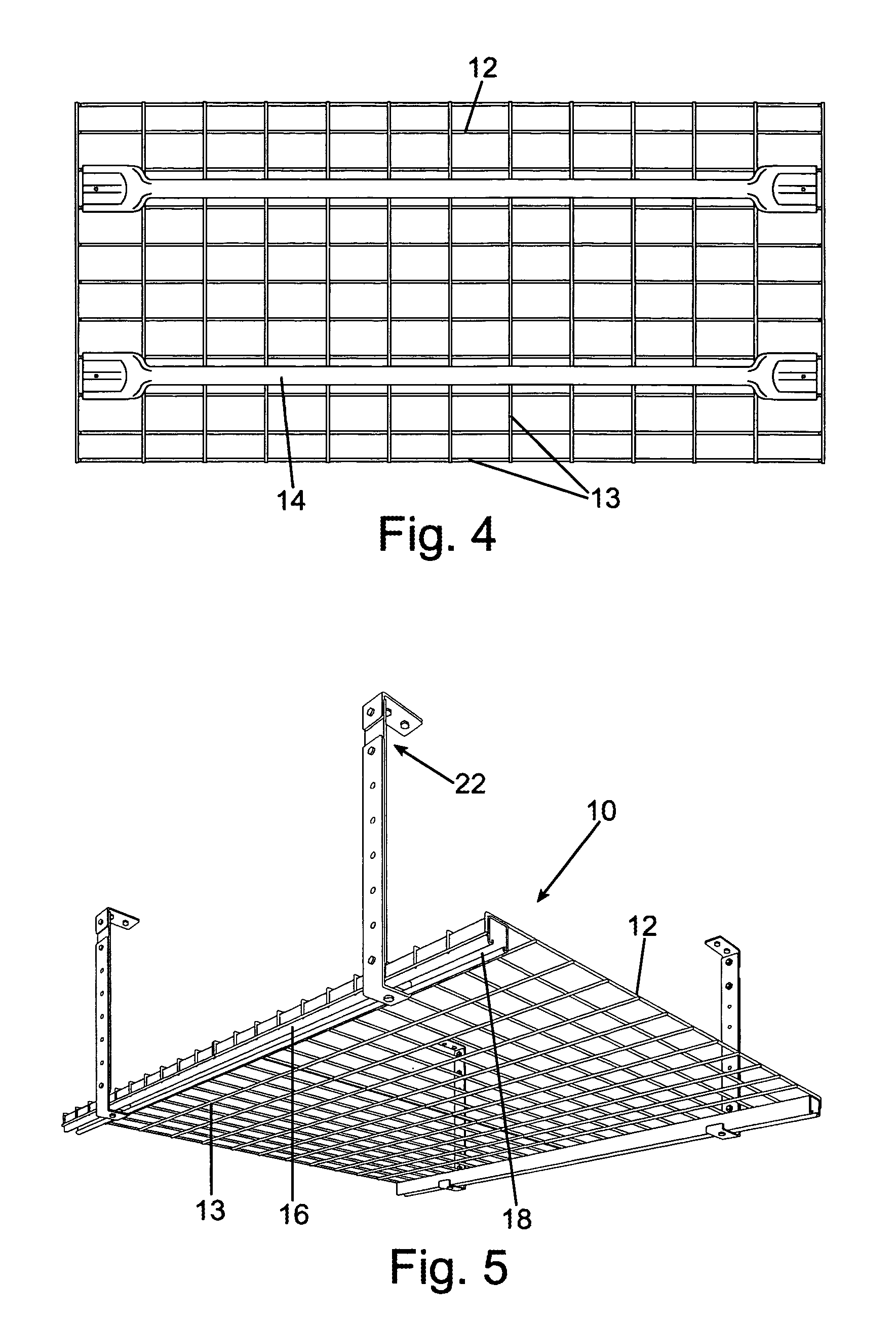 Slot channel overhead storage platform